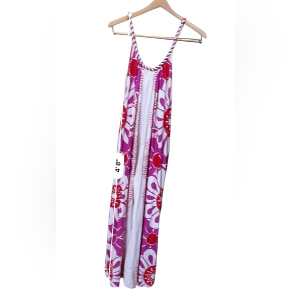 Farm Rio Maia Lenzing Jumpsuit - Off-white & Floral Pink - Picture 6 of 7